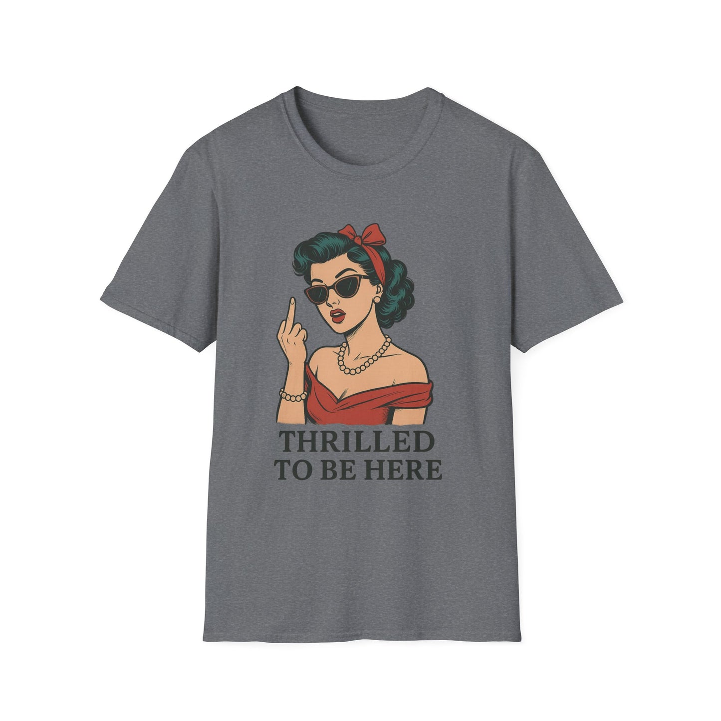 Vintage Pin Up Girl Graphic Tee, Stylish Casual Wear, Gifts for Her, Funny T-Shirt, Summer Fashion