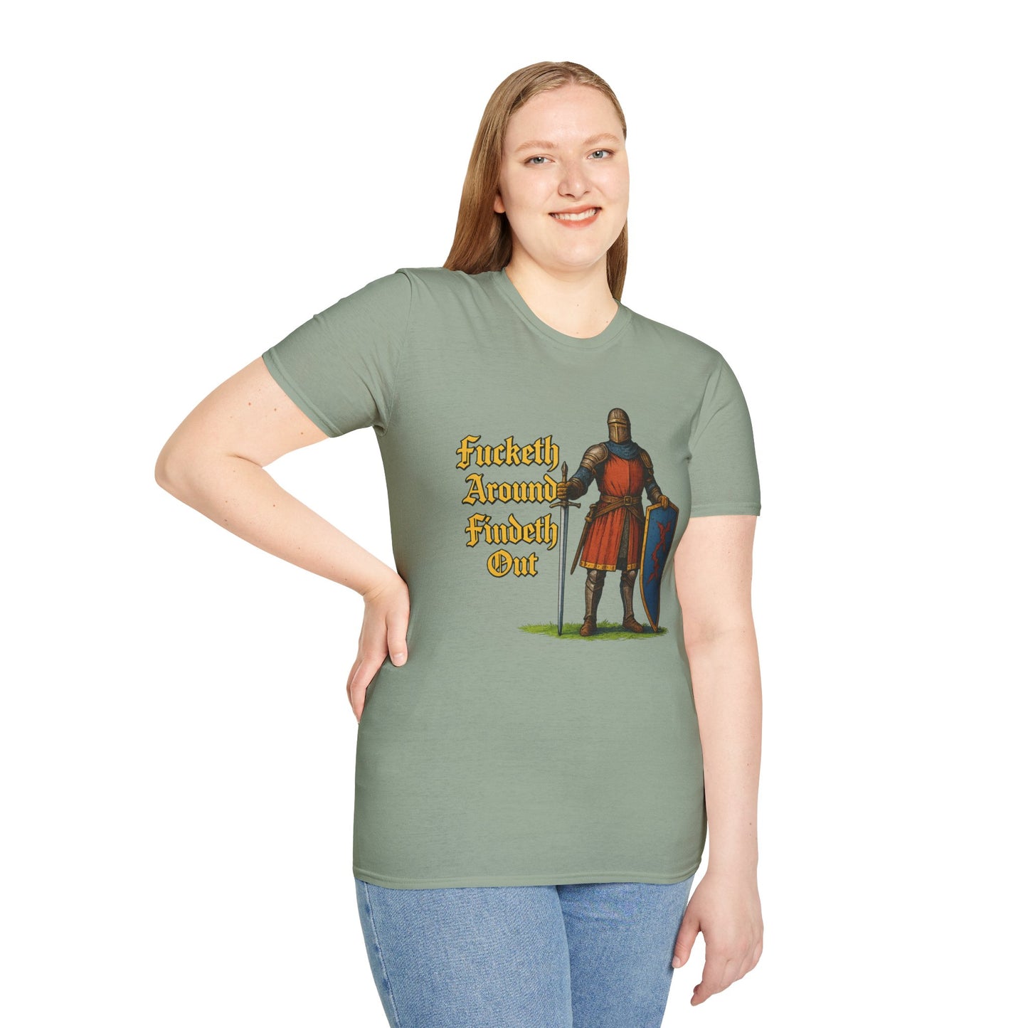 Fafo knight Unisex Softstyle T-Shirt