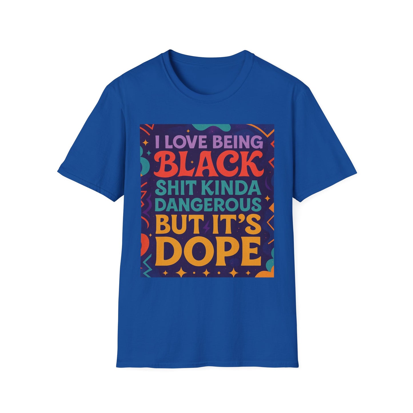 I Love Being Black Shirt – Bold Afrocentric Graphic Tee – Funny Black Pride Design – Gift for Pro-Black Friends and Culture Lovers