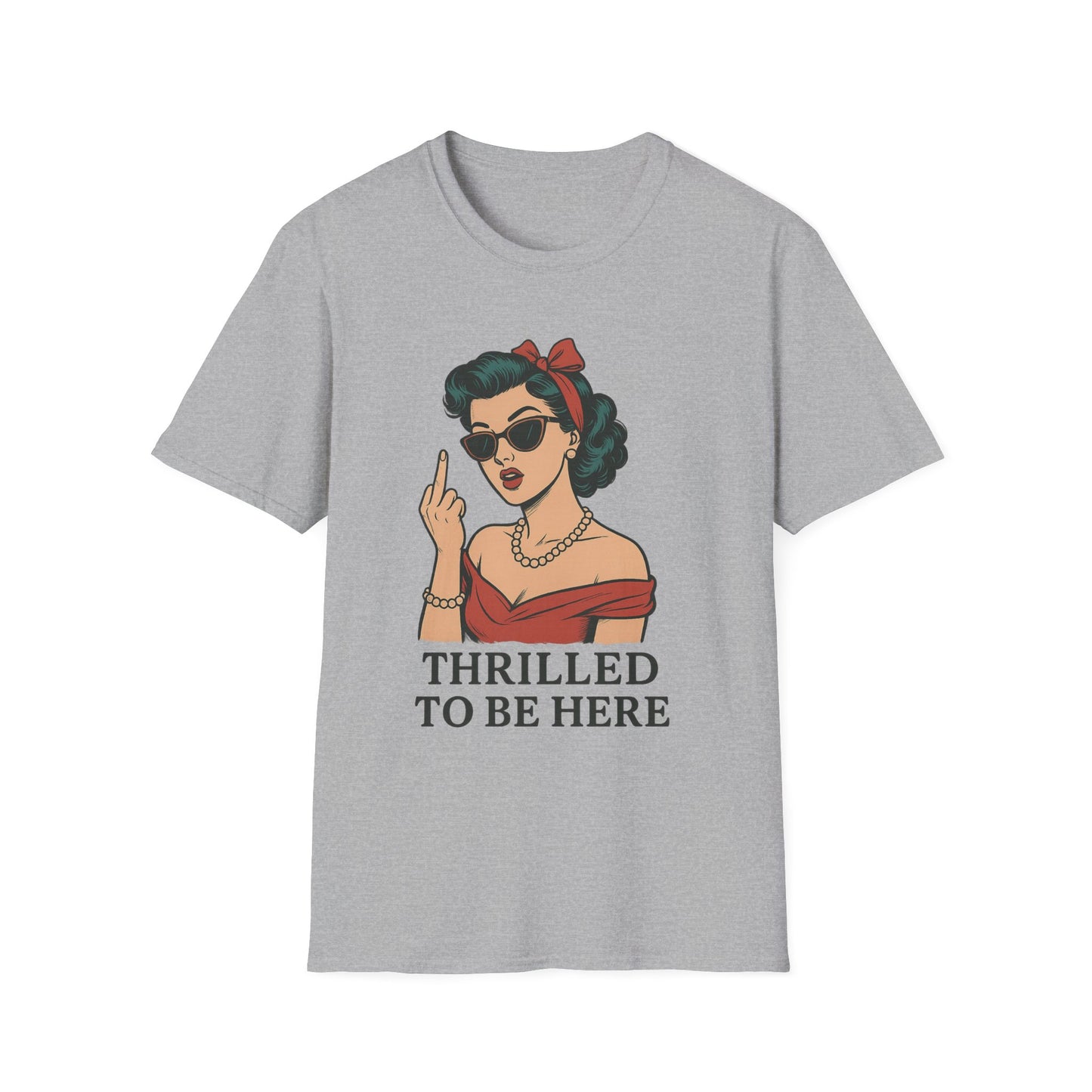 Vintage Pin Up Girl Graphic Tee, Stylish Casual Wear, Gifts for Her, Funny T-Shirt, Summer Fashion