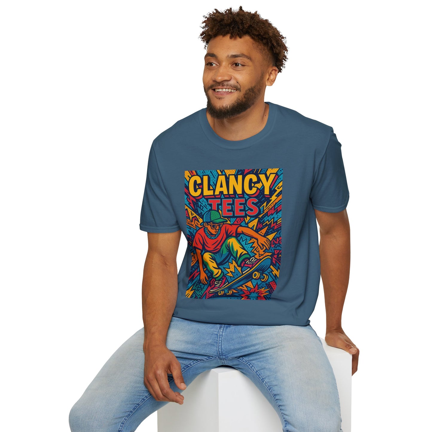 Retro Skateboard T Shirt for Skaters Graphic Tee for Skateboarding Fans Gift for Skateboarder Unisex Funny Skater Shirt