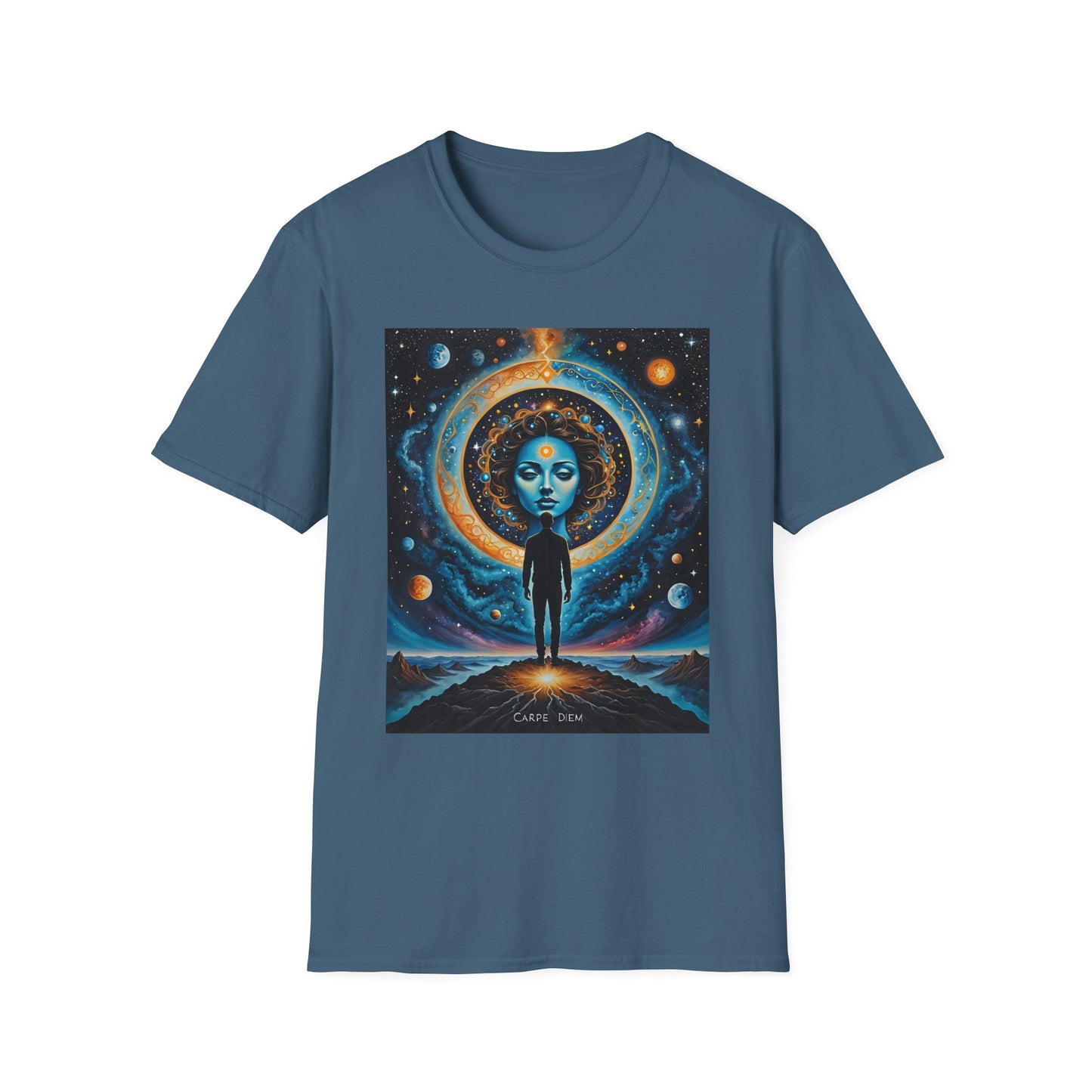 Cosmic Portal T-Shirt – Surreal Galaxy Art Tee – Gift for Spiritual Thinkers, Psychedelic Art Lovers, and Astral Projection Enthusiasts