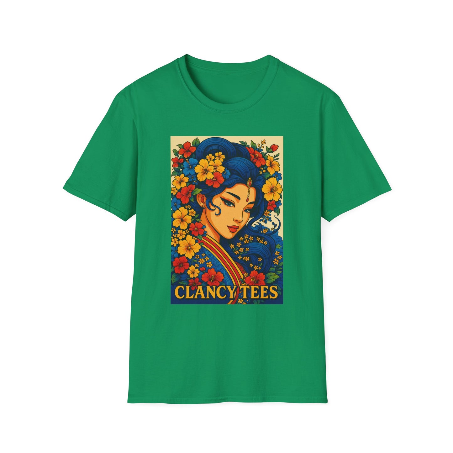 Bohemian Floral Graphic Tee, Unisex T-Shirt, Vintage Style Shirt, Gift for Her, Summer Fashion Essential