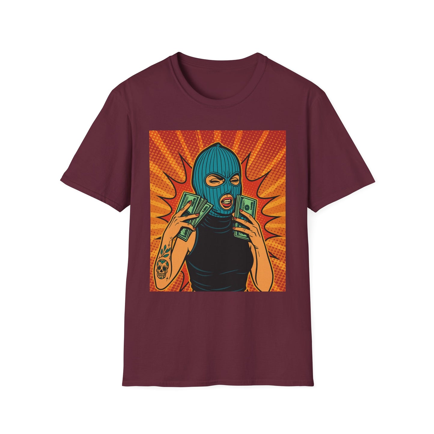 Trap Queen T Shirt Bad Girl Streetwear for Baddies Heist Fans Urban Fashion Rebels Hood Rich Aesthetic Graphic Tee for Bold Women Who Run the Game