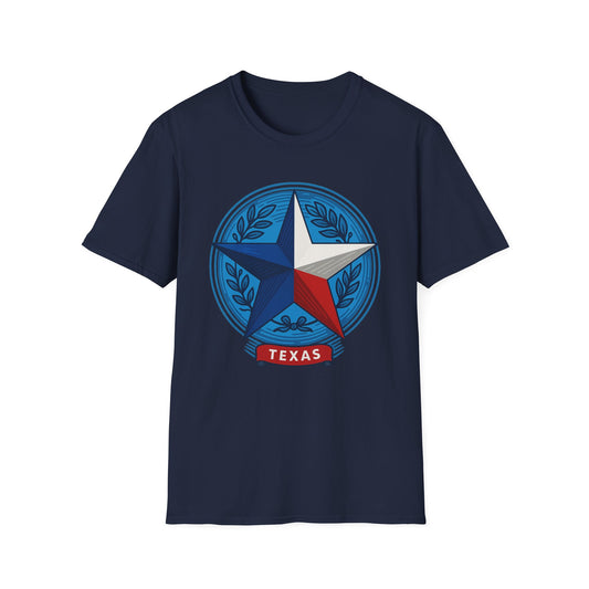 Texas Star State Seal Shirt – Vintage Texas Pride Graphic Tee – Lone Star Symbol Shirt – Gift for Texans and Southern Heritage Fans