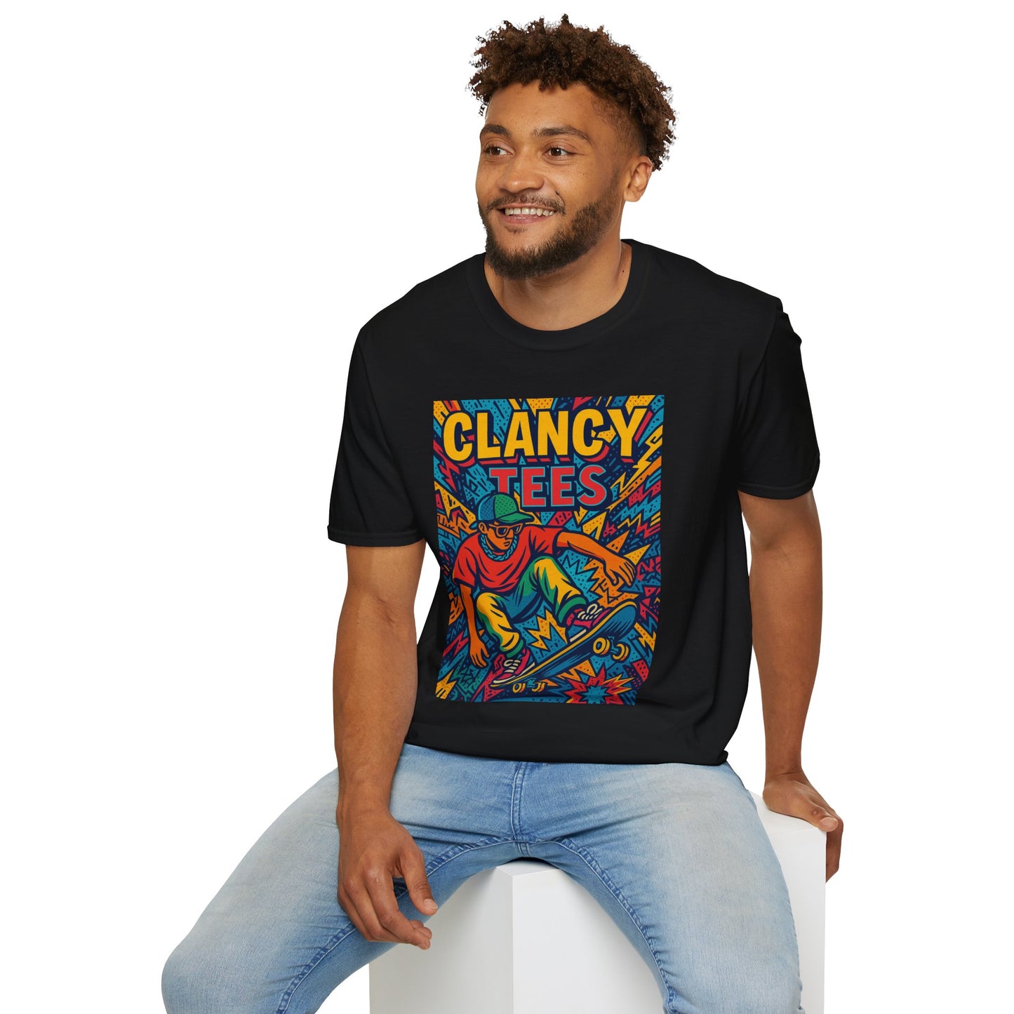Retro Skateboard T Shirt for Skaters Graphic Tee for Skateboarding Fans Gift for Skateboarder Unisex Funny Skater Shirt