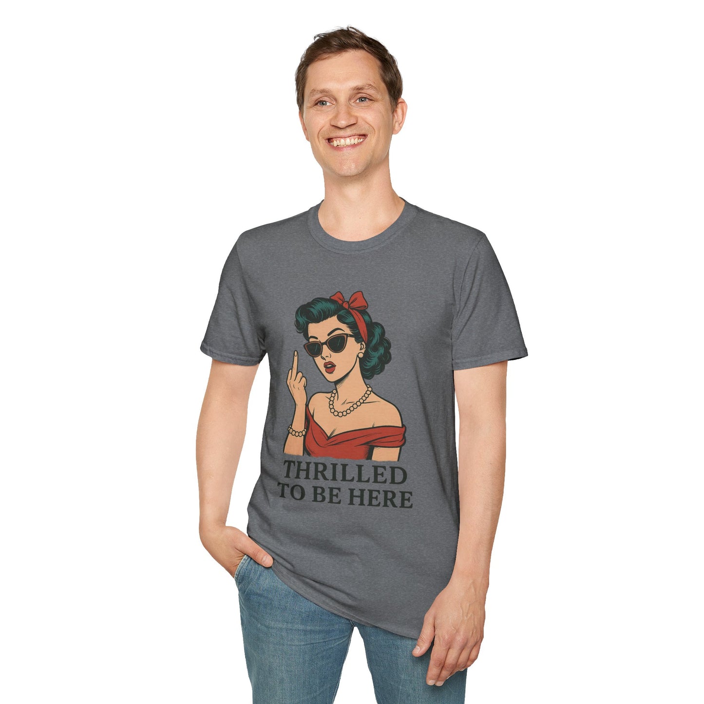 Vintage Pin Up Girl Graphic Tee, Stylish Casual Wear, Gifts for Her, Funny T-Shirt, Summer Fashion