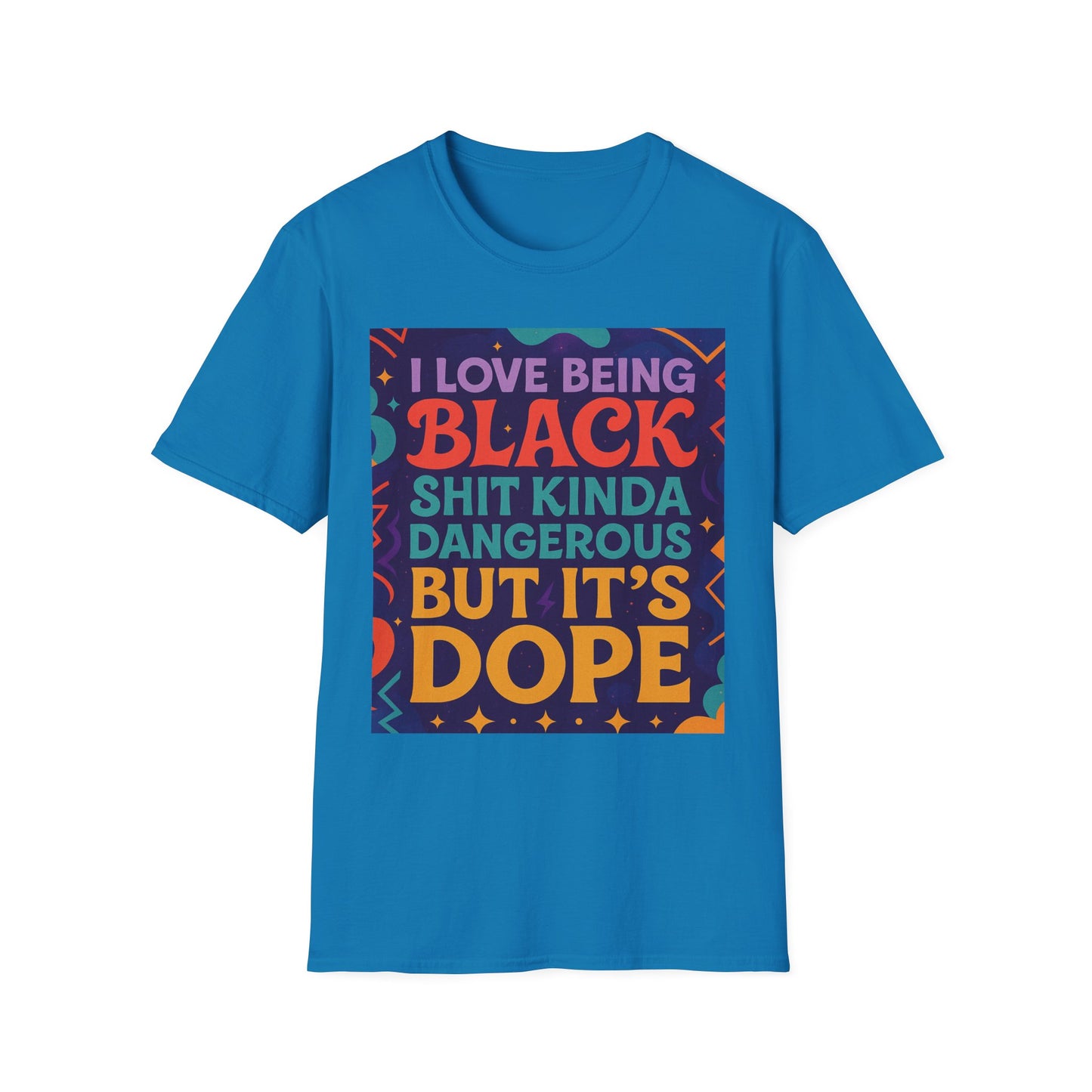 I Love Being Black Shirt – Bold Afrocentric Graphic Tee – Funny Black Pride Design – Gift for Pro-Black Friends and Culture Lovers