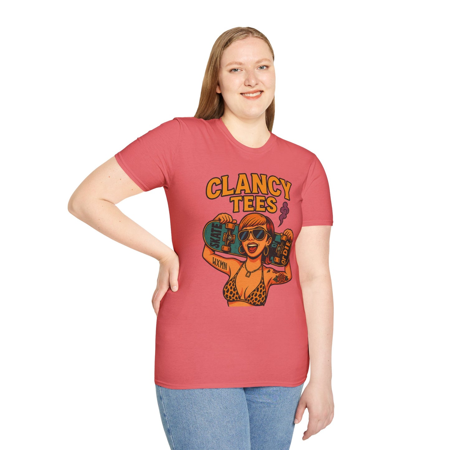 Trendy Graphic Tee, Vintage Skateboarding Shirt, Casual Summer Top, Perfect for Skate Enthusiasts, Streetwear Wardrobe