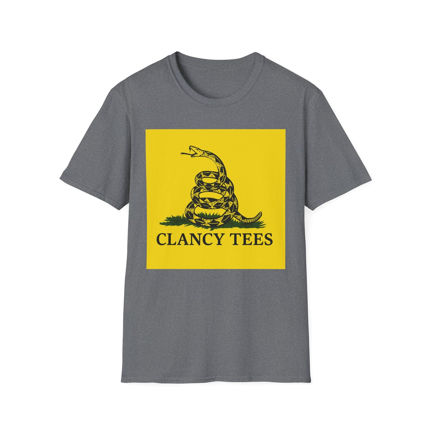 Coiled Snake Parody Tee – Satirical Rattlesnake Shirt – Gift for Sarcastic Rebels, Libertarian Dropouts, and Political Burnouts