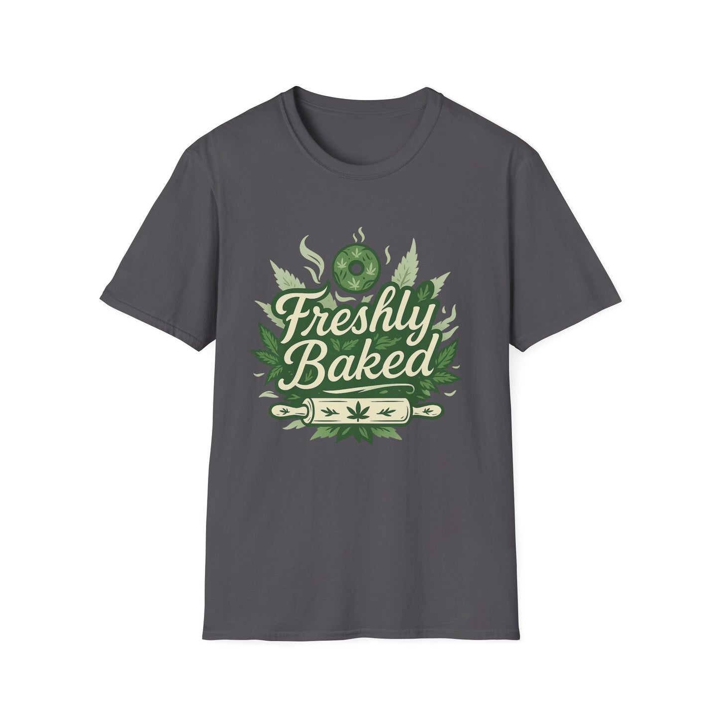 Freshly Baked T-Shirt, Unisex Graphic Tee for Cooks, Foodies, Parties, 420 Celebrations, Unique Gift Idea