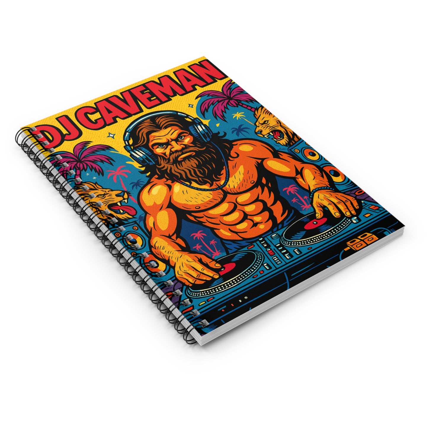DJ Caveman Spirited Ruled Notebook | Ideal for Music Lovers, Students, [...]
