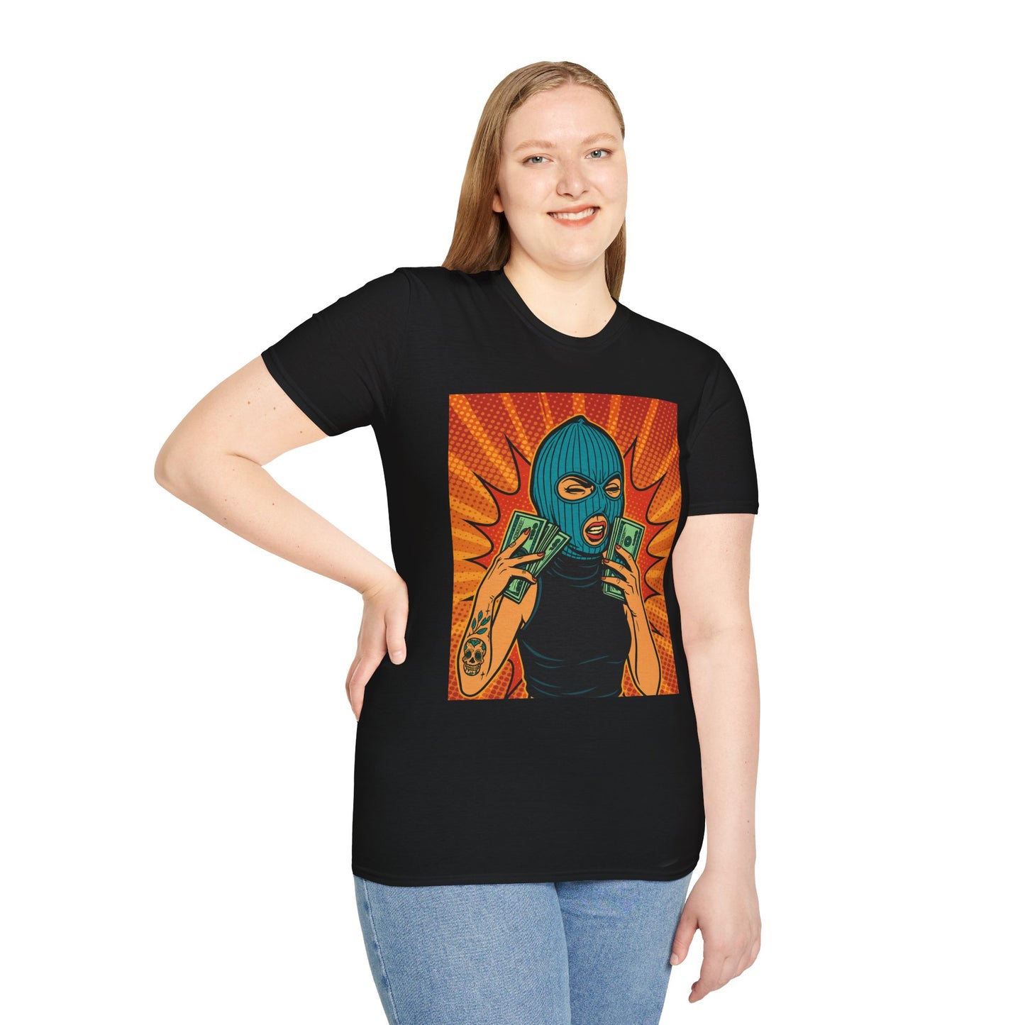 Trap Queen T Shirt Bad Girl Streetwear for Baddies Heist Fans Urban Fashion Rebels Hood Rich Aesthetic Graphic Tee for Bold Women Who Run the Game