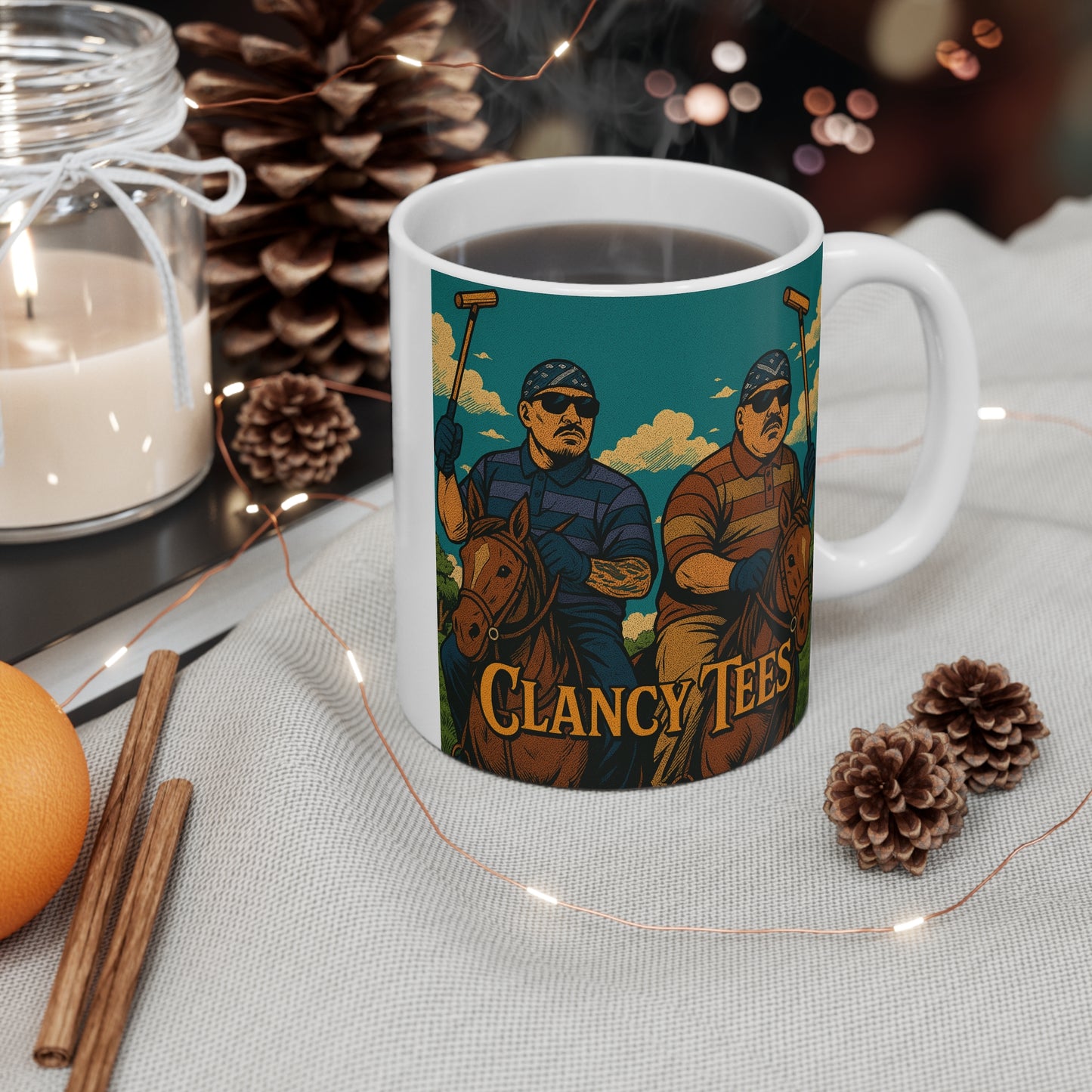 Funny Cholo Polo Coffee Mug 11oz Novelty Cup Mexican Humor Gift