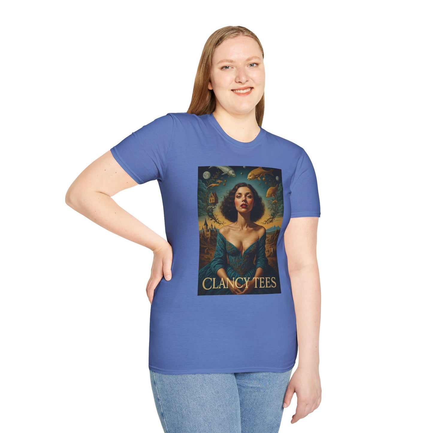 Surreal Renaissance Fantasy T-Shirt – Vintage Style Art Tee, Trippy Baroque Shirt, Gift for Art Lovers, Dreamy Historical Aesthetic Graphic