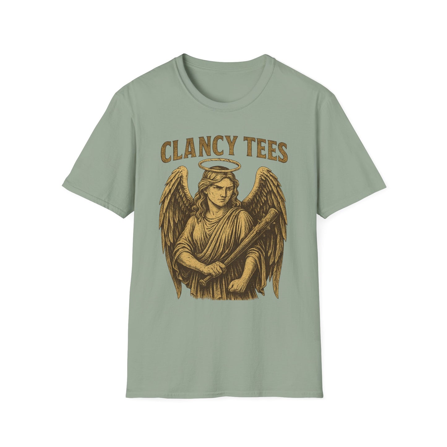 Warrior Angel T-Shirt Gothic Archangel Graphic Tee Dark Fantasy Shirt Gift for Metal Fans Gift for Angel Lovers Celestial Warrior Artwork