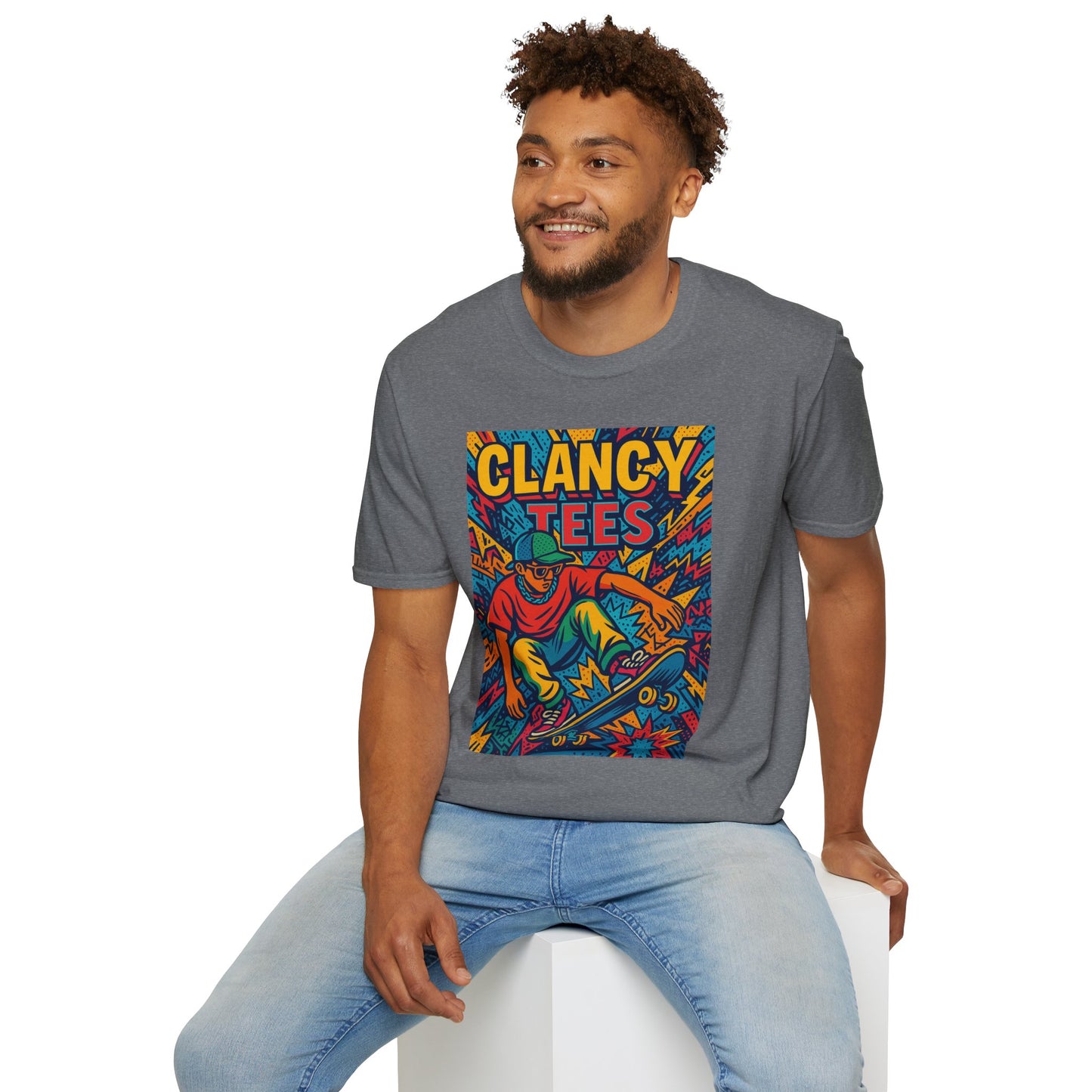 Retro Skateboard T Shirt for Skaters Graphic Tee for Skateboarding Fans Gift for Skateboarder Unisex Funny Skater Shirt