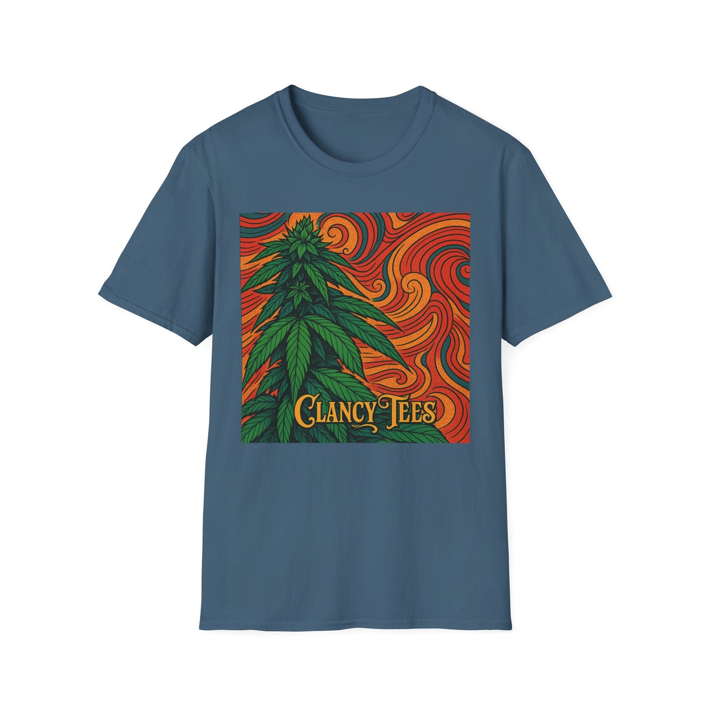 Artistic Cannabis Unisex T-Shirt | Chill Vibes | Eco-Friendly Tee | Gift for Smokers | Festival Wear | Casual Style