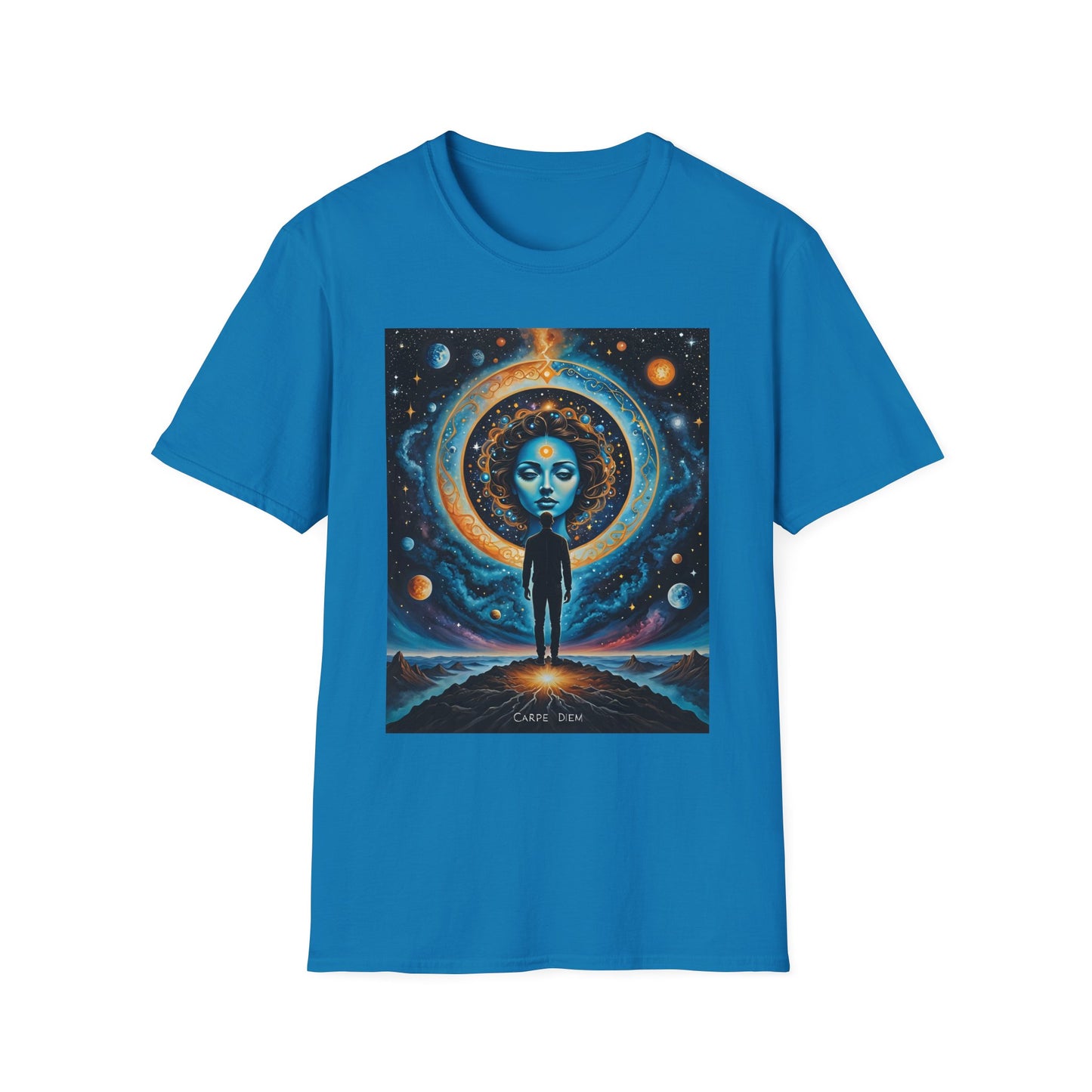 Cosmic Portal T-Shirt – Surreal Galaxy Art Tee – Gift for Spiritual Thinkers, Psychedelic Art Lovers, and Astral Projection Enthusiasts