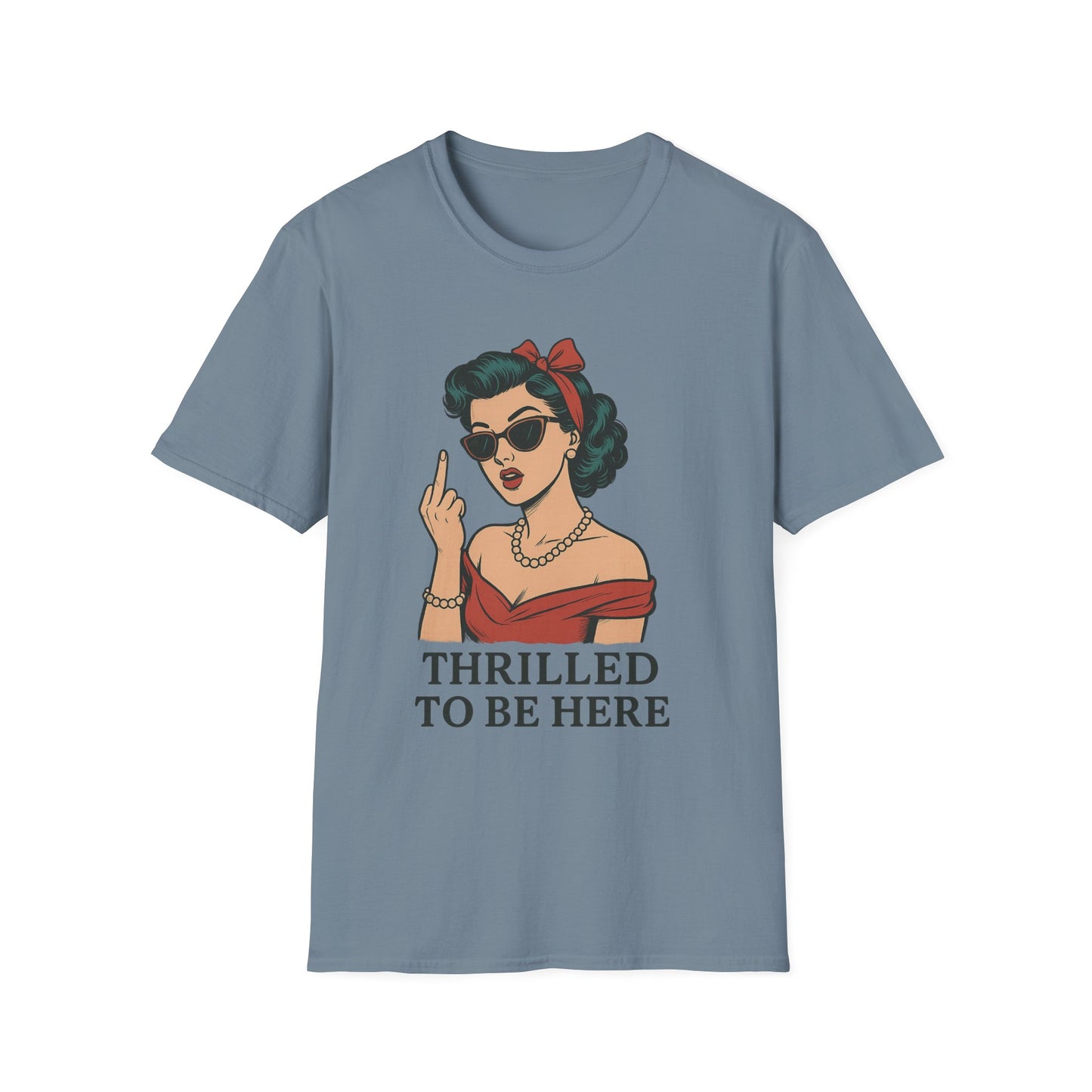 Vintage Pin Up Girl Graphic Tee, Stylish Casual Wear, Gifts for Her, Funny T-Shirt, Summer Fashion
