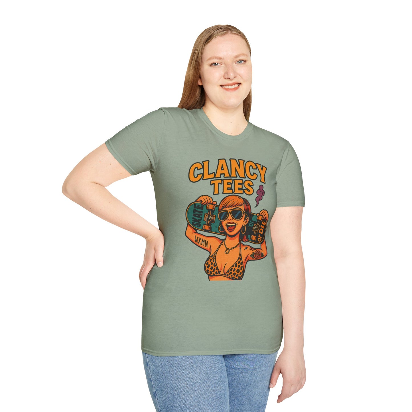 Trendy Graphic Tee, Vintage Skateboarding Shirt, Casual Summer Top, Perfect for Skate Enthusiasts, Streetwear Wardrobe