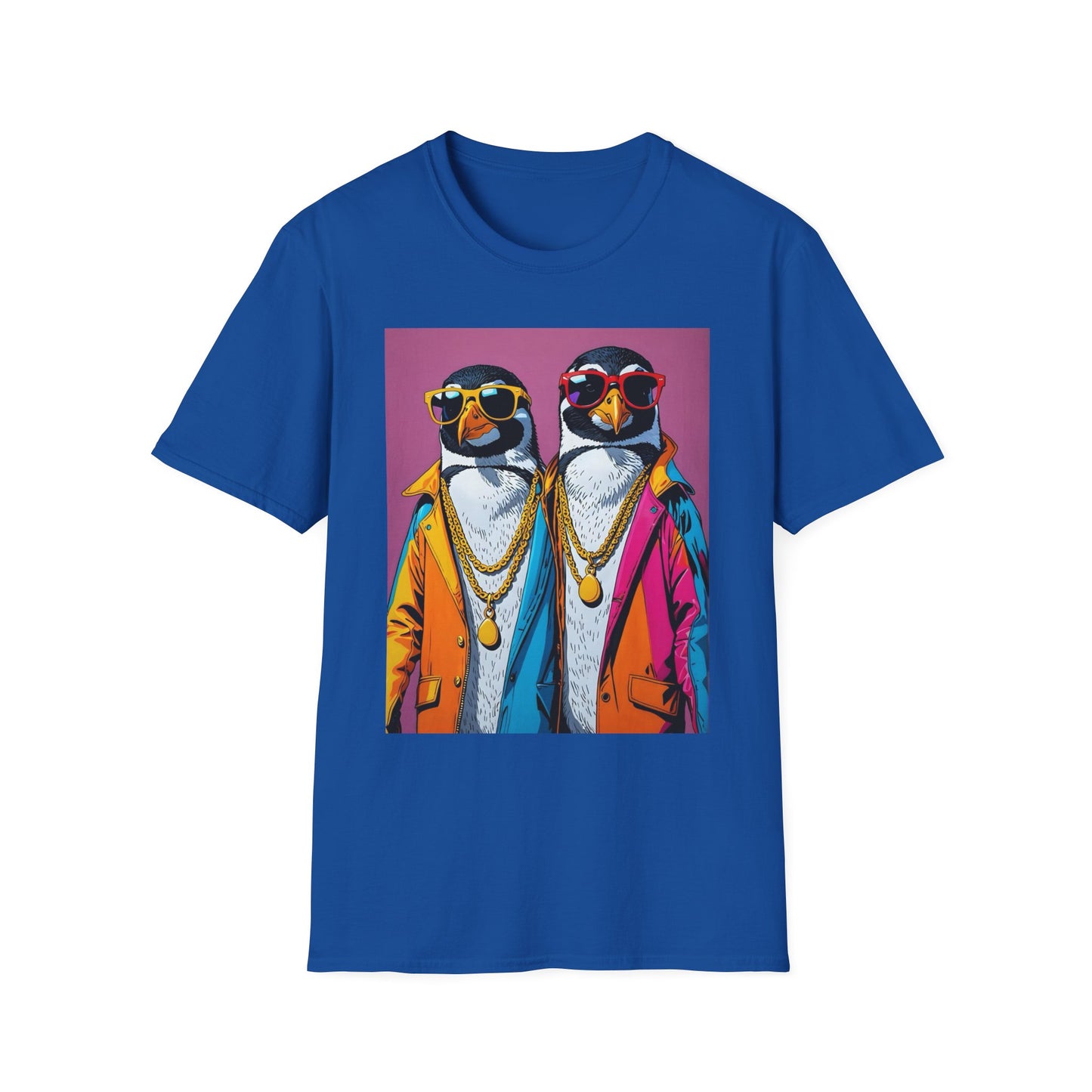 Cool Penguin Shirt – Funny Hip Hop Penguin Graphic Tee – Gift for Animal Lovers, Streetwear Fans, and People Who Stay Icy Year-Round