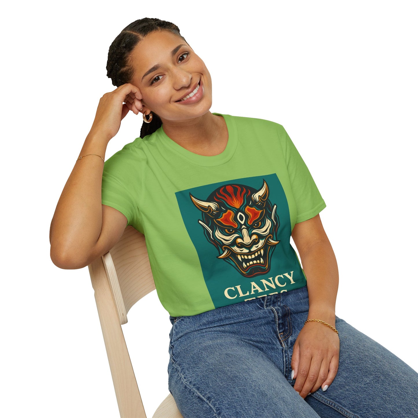 Graphic T-Shirt with Unique Demon Design, Unisex Tee, Casual Wear, Gift for Fans, Halloween Apparel, Streetwear