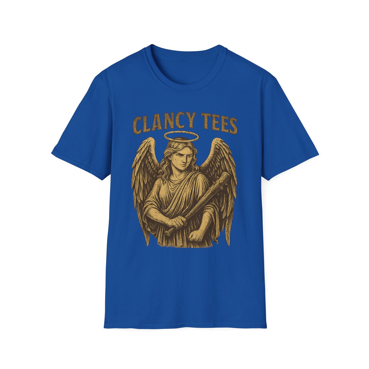 Warrior Angel T-Shirt Gothic Archangel Graphic Tee Dark Fantasy Shirt Gift for Metal Fans Gift for Angel Lovers Celestial Warrior Artwork