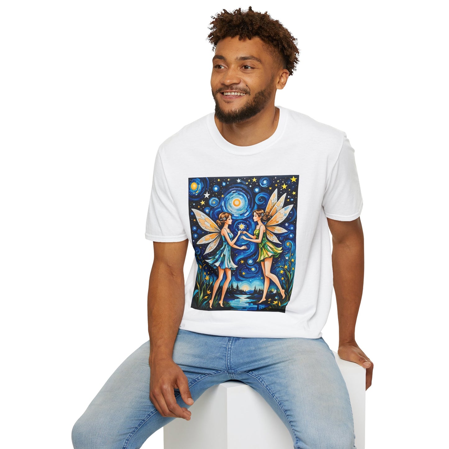 Enchanted Fairy T-Shirt, Magical Tees, Fantasy Apparel, Gift for Dreamers, Boho Style, Celestial Fashion, Nature Lover Shirt