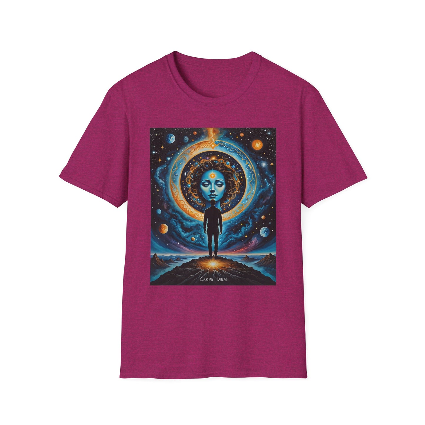 Cosmic Portal T-Shirt – Surreal Galaxy Art Tee – Gift for Spiritual Thinkers, Psychedelic Art Lovers, and Astral Projection Enthusiasts