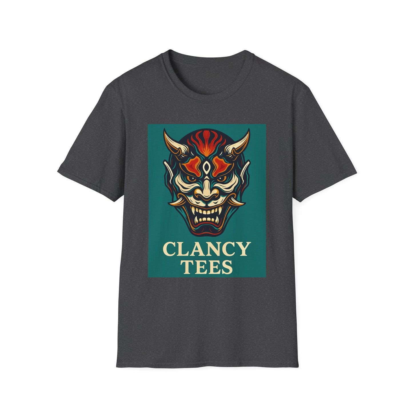 Graphic T-Shirt with Unique Demon Design, Unisex Tee, Casual Wear, Gift for Fans, Halloween Apparel, Streetwear