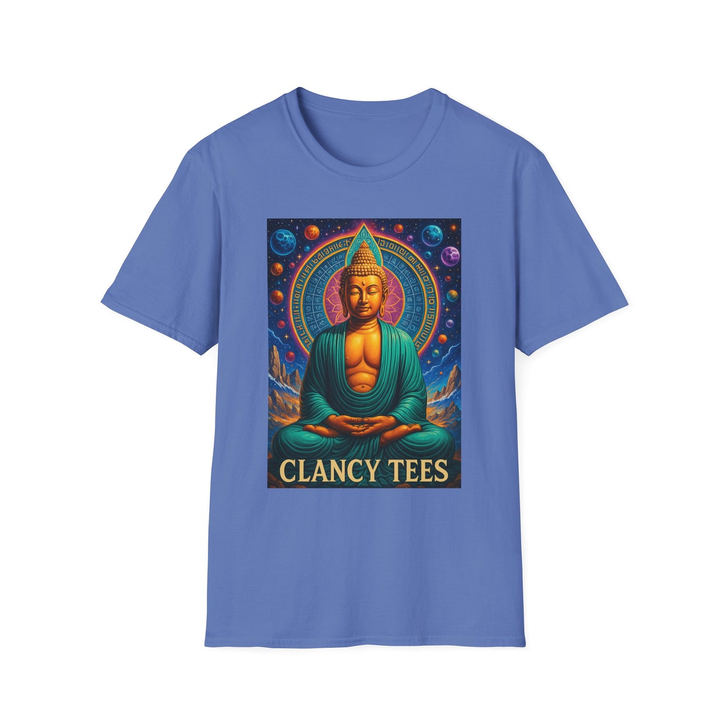 Trippy Buddha Meditation T-Shirt – Psychedelic Spiritual Shirt for Zen Seekers, Yoga Lovers, Gift for Mindful Friends, Cosmic Energy Tee