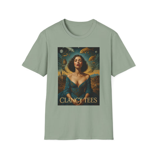 Surreal Renaissance Fantasy T-Shirt – Vintage Style Art Tee, Trippy Baroque Shirt, Gift for Art Lovers, Dreamy Historical Aesthetic Graphic