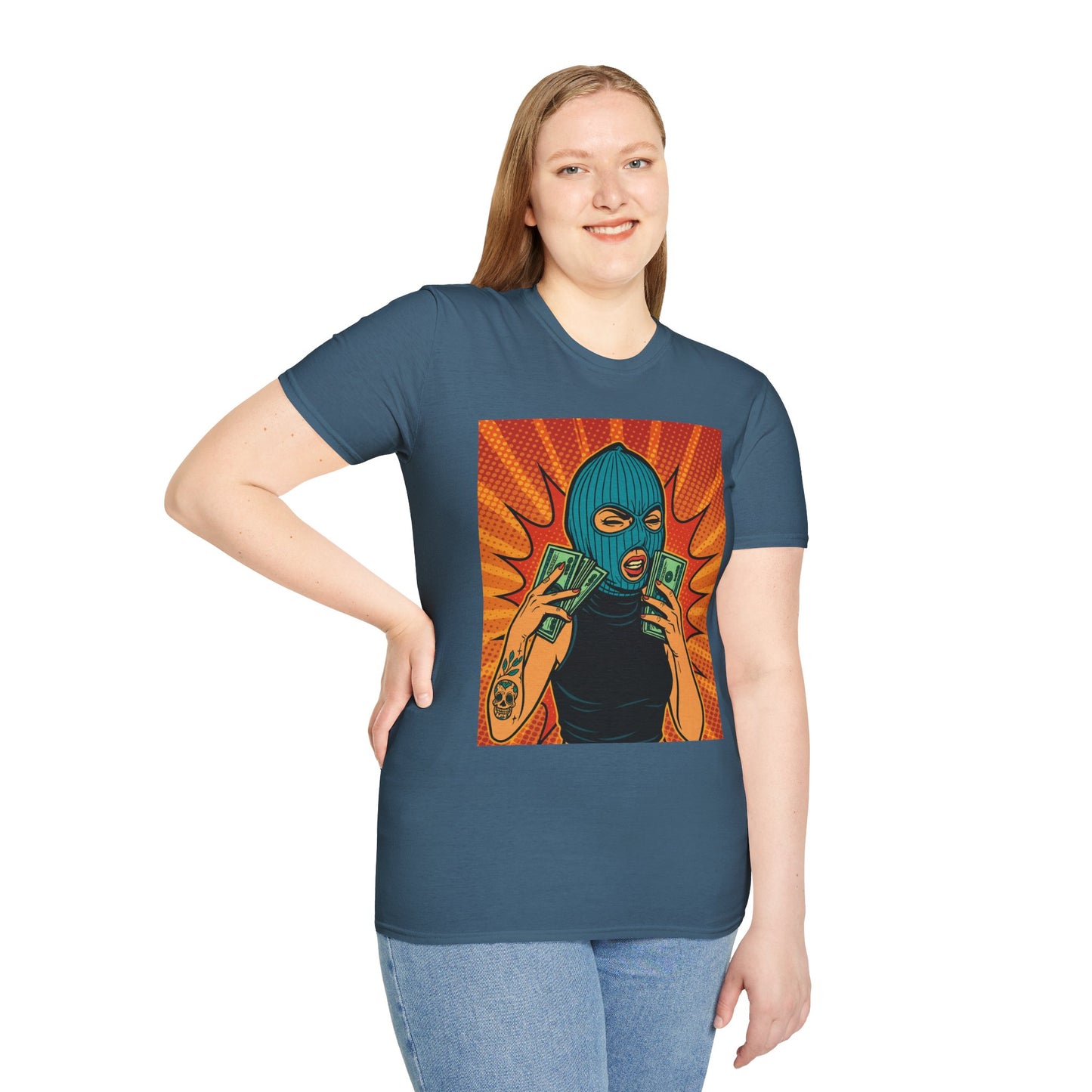 Trap Queen T Shirt Bad Girl Streetwear for Baddies Heist Fans Urban Fashion Rebels Hood Rich Aesthetic Graphic Tee for Bold Women Who Run the Game