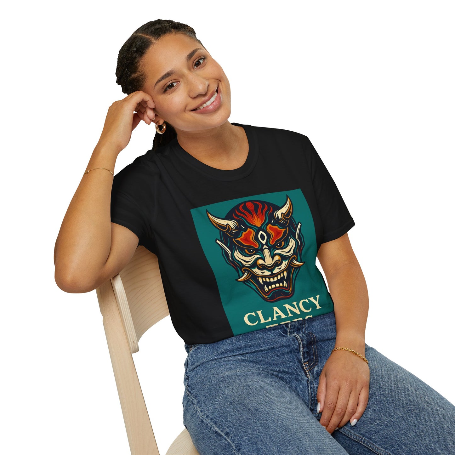 Graphic T-Shirt with Unique Demon Design, Unisex Tee, Casual Wear, Gift for Fans, Halloween Apparel, Streetwear