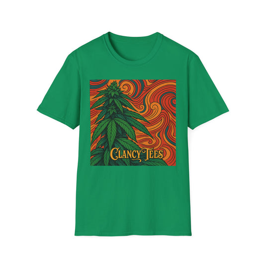 Artistic Cannabis Unisex T-Shirt | Chill Vibes | Eco-Friendly Tee | Gift for Smokers | Festival Wear | Casual Style
