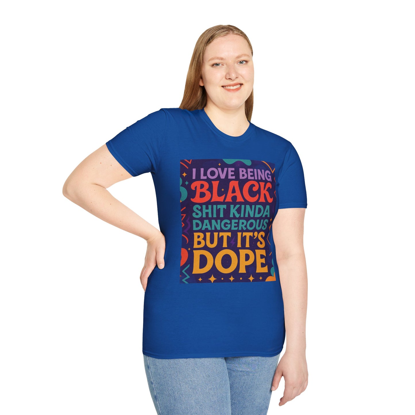 I Love Being Black Shirt – Bold Afrocentric Graphic Tee – Funny Black Pride Design – Gift for Pro-Black Friends and Culture Lovers