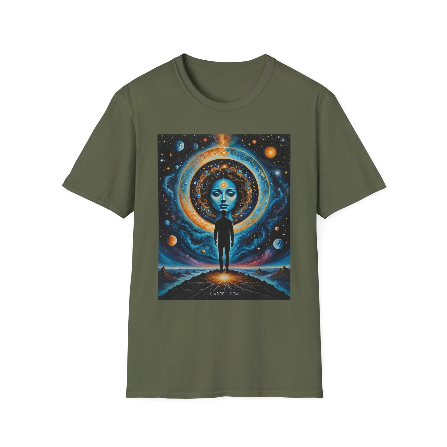 Cosmic Portal T-Shirt – Surreal Galaxy Art Tee – Gift for Spiritual Thinkers, Psychedelic Art Lovers, and Astral Projection Enthusiasts