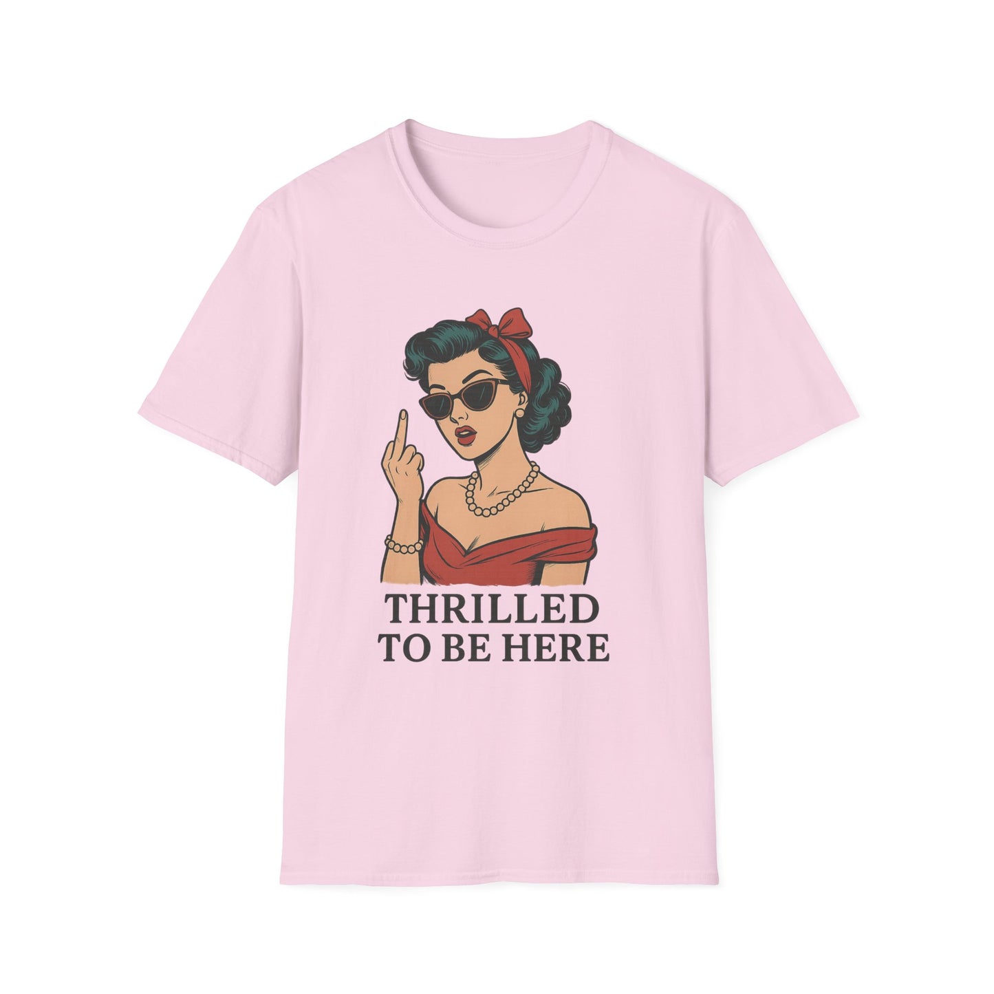 Vintage Pin Up Girl Graphic Tee, Stylish Casual Wear, Gifts for Her, Funny T-Shirt, Summer Fashion