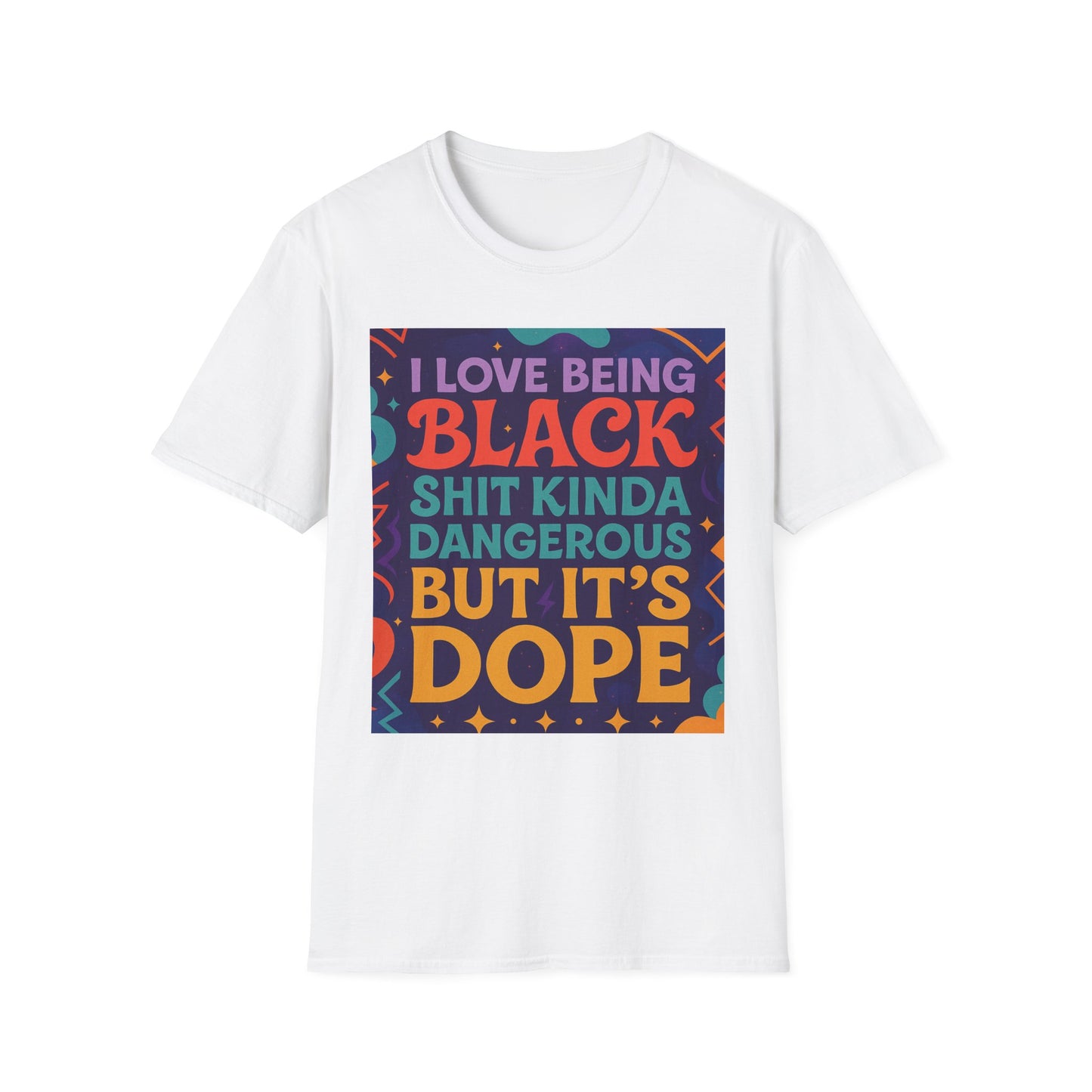 I Love Being Black Shirt – Bold Afrocentric Graphic Tee – Funny Black Pride Design – Gift for Pro-Black Friends and Culture Lovers