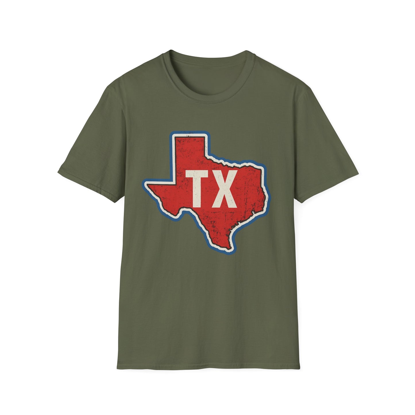 Texas State TX Map Shirt Bold Red Lone Star Tee Gift for Texans Southern Pride Fans of Texas Culture and Road Trip Junkies Who Love the Republic Vibe