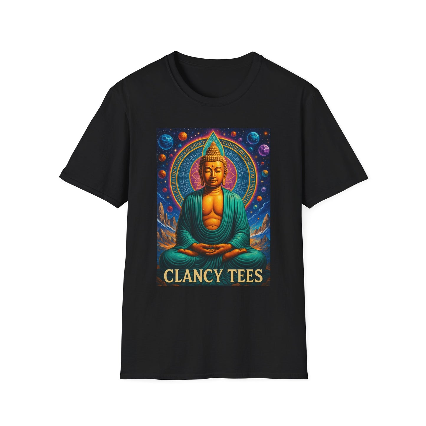 Trippy Buddha Meditation T-Shirt – Psychedelic Spiritual Shirt for Zen Seekers, Yoga Lovers, Gift for Mindful Friends, Cosmic Energy Tee