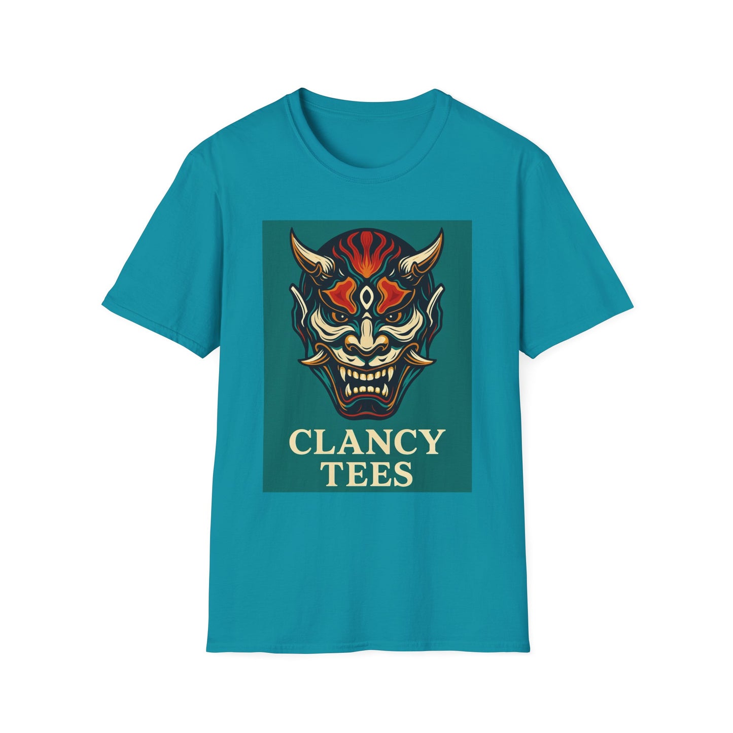 Graphic T-Shirt with Unique Demon Design, Unisex Tee, Casual Wear, Gift for Fans, Halloween Apparel, Streetwear