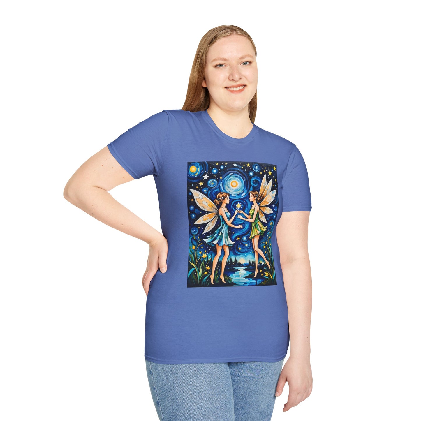 Enchanted Fairy T-Shirt, Magical Tees, Fantasy Apparel, Gift for Dreamers, Boho Style, Celestial Fashion, Nature Lover Shirt