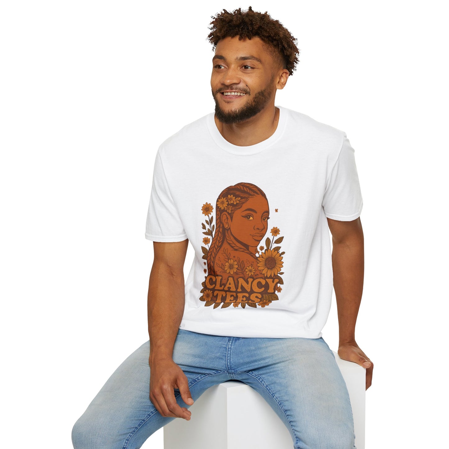 Bohemian Floral Graphic Tee | Unisex Softstyle T-Shirt, Casual Wear, Summer Fashion, Gift for Friends, Vintage Vibe