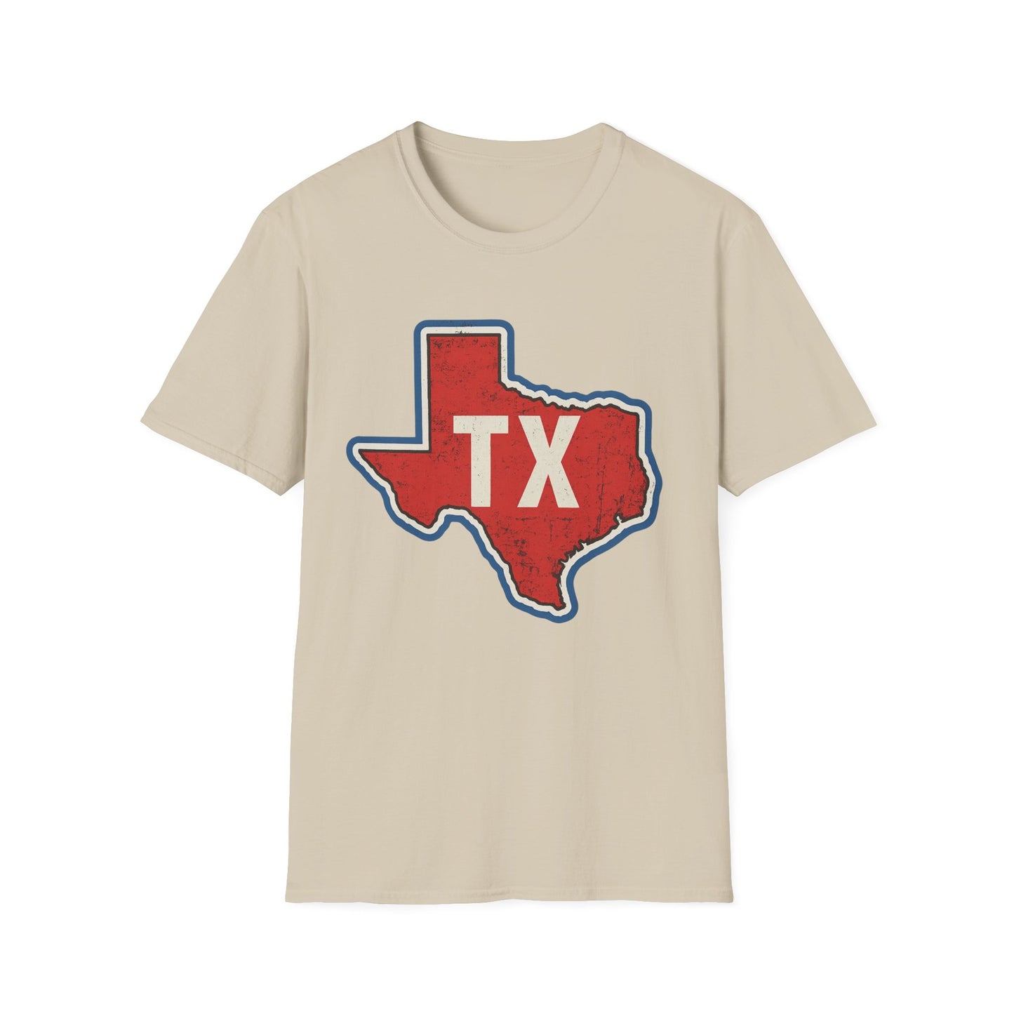 Texas State TX Map Shirt Bold Red Lone Star Tee Gift for Texans Southern Pride Fans of Texas Culture and Road Trip Junkies Who Love the Republic Vibe
