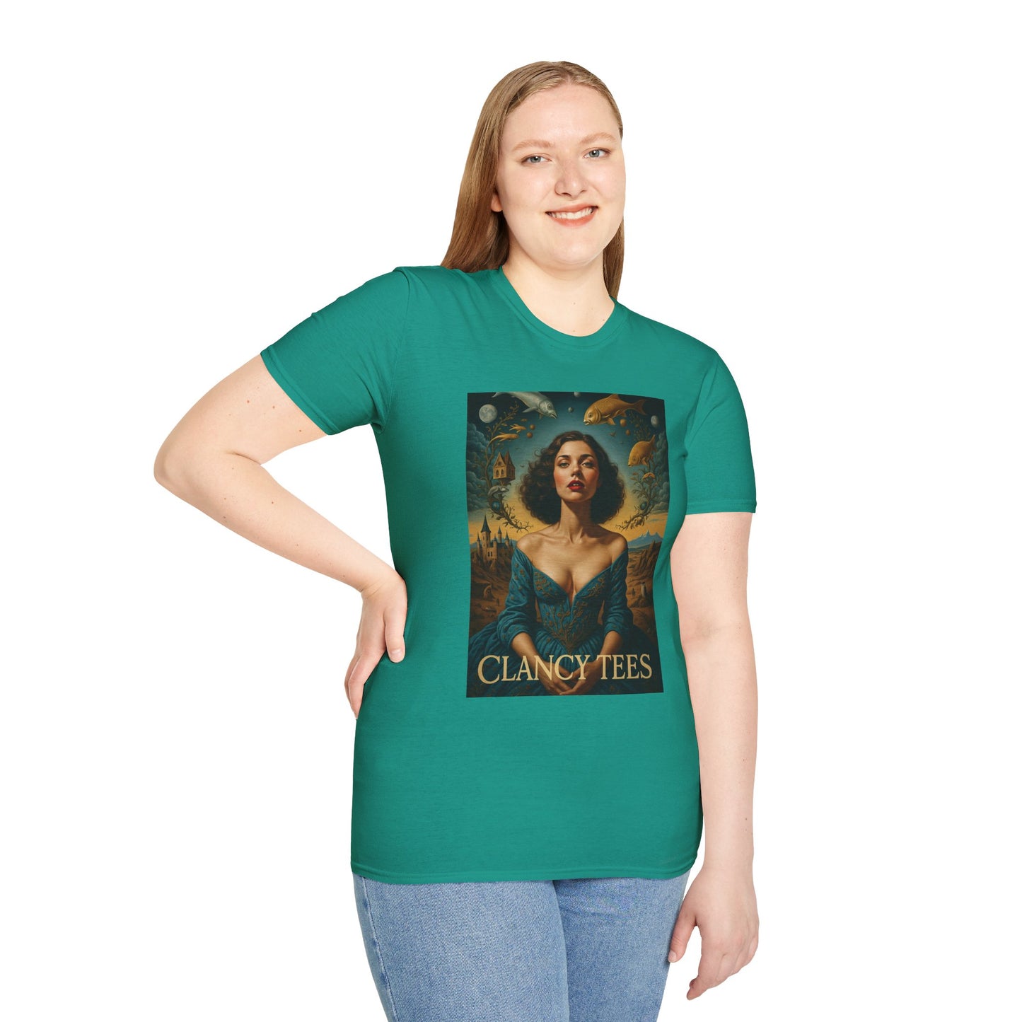 Surreal Renaissance Fantasy T-Shirt – Vintage Style Art Tee, Trippy Baroque Shirt, Gift for Art Lovers, Dreamy Historical Aesthetic Graphic