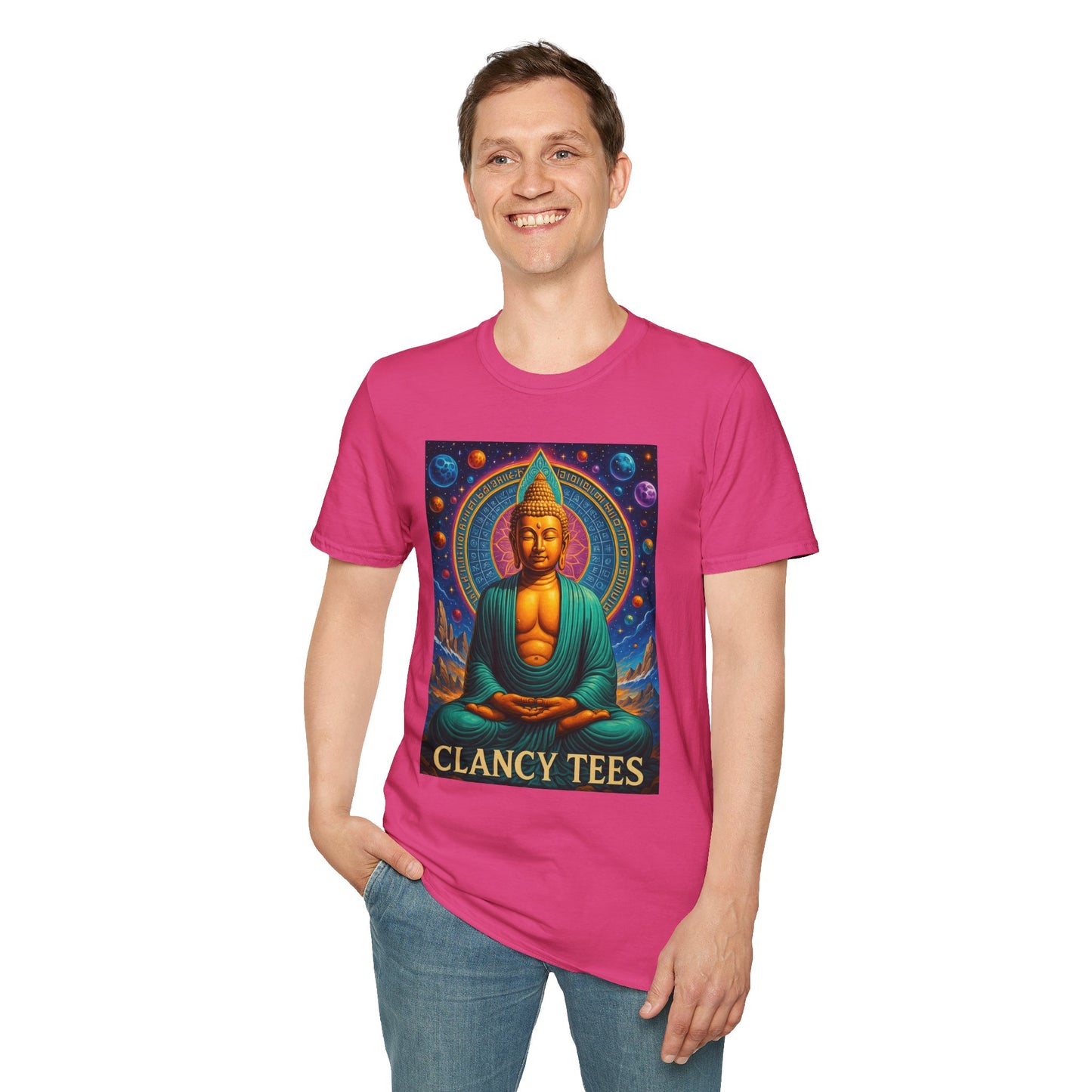 Trippy Buddha Meditation T-Shirt – Psychedelic Spiritual Shirt for Zen Seekers, Yoga Lovers, Gift for Mindful Friends, Cosmic Energy Tee