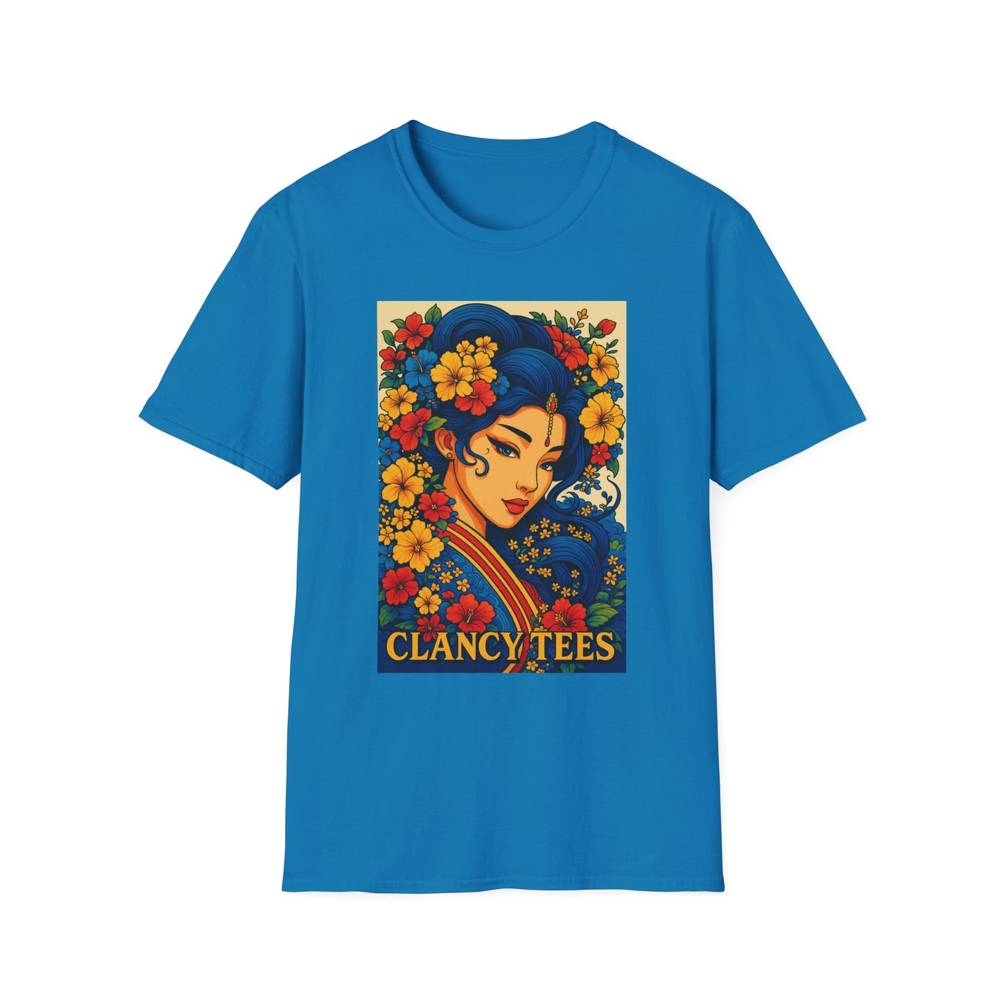 Bohemian Floral Graphic Tee, Unisex T-Shirt, Vintage Style Shirt, Gift for Her, Summer Fashion Essential