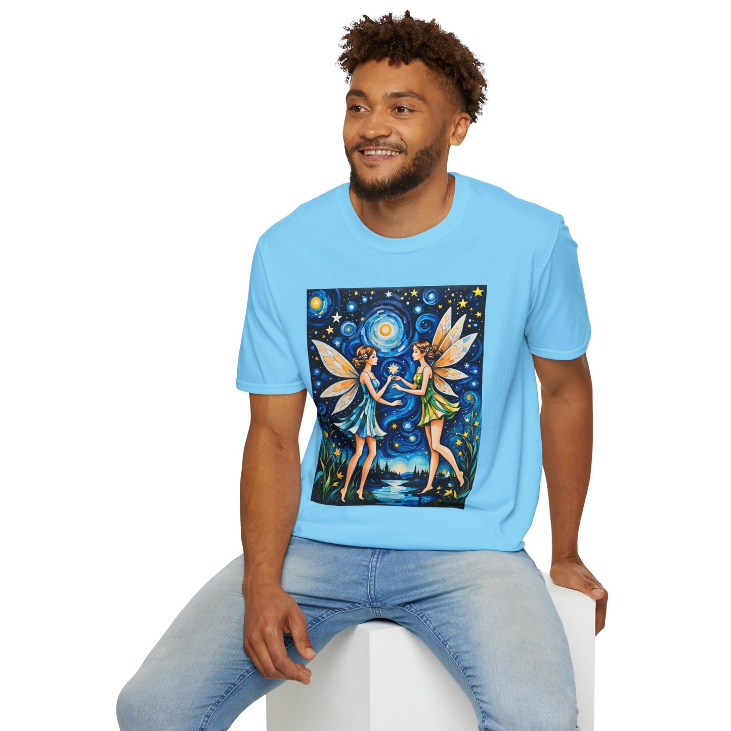 Enchanted Fairy T-Shirt, Magical Tees, Fantasy Apparel, Gift for Dreamers, Boho Style, Celestial Fashion, Nature Lover Shirt